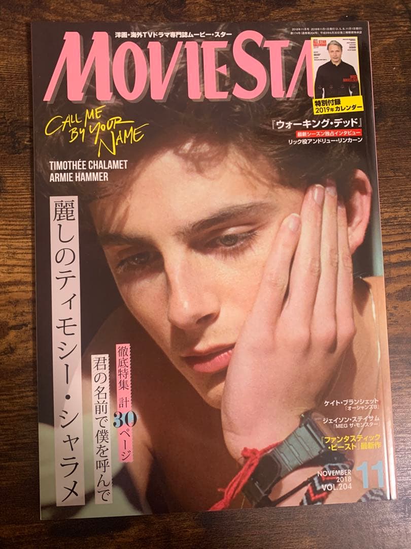 ティモシー・シャラメ 雑誌 6冊セット