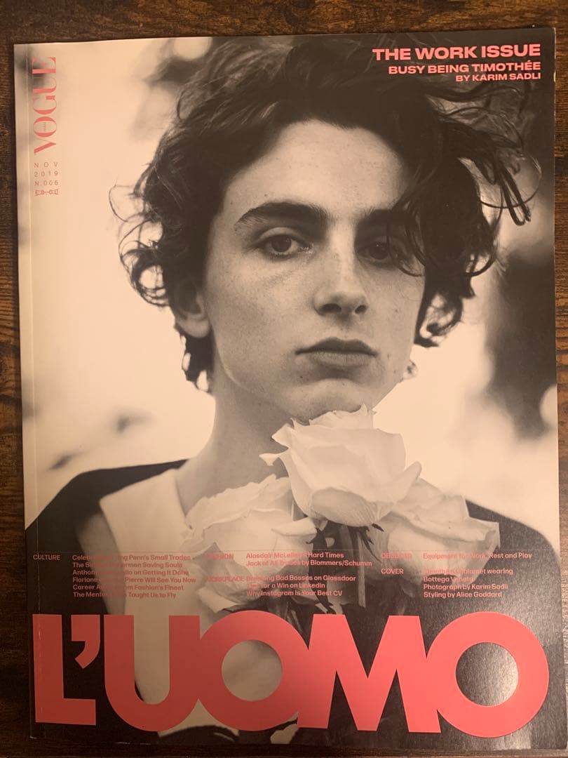 ティモシー・シャラメ 雑誌 6冊セット