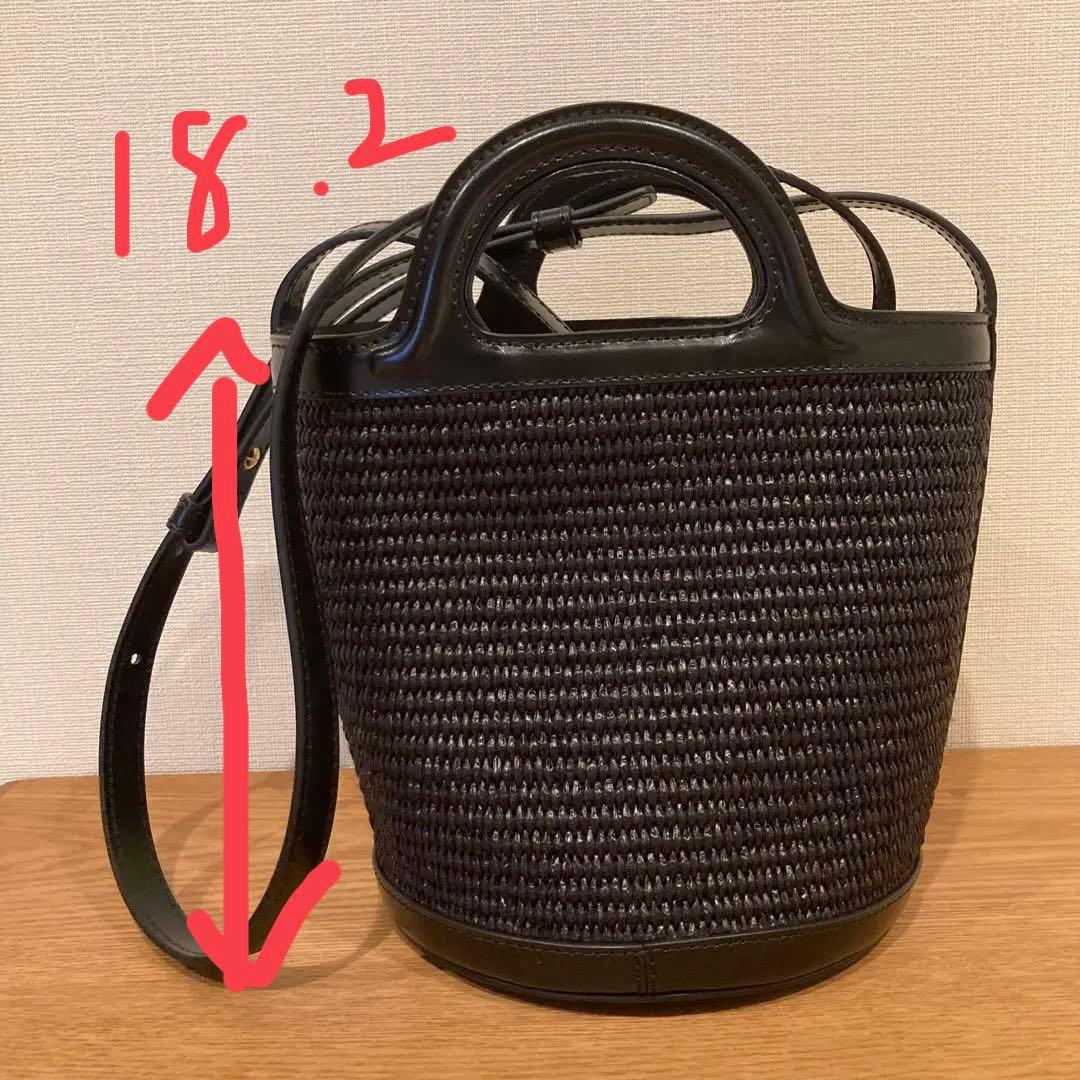 2023年購入 MARNI マルニ かごバッグ スモール ブラック