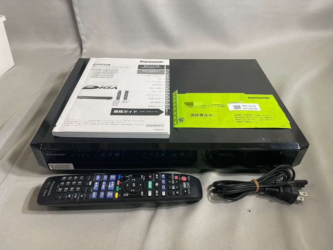 PANASONIC DMR-UX7030 BDレコーダー
