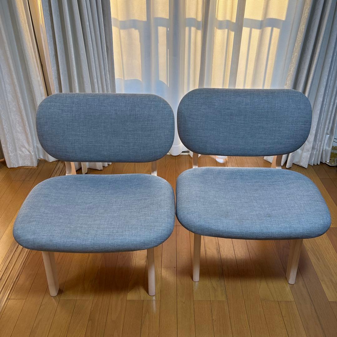 リビングダイニング チェアリラックスワイド2脚　引取り限定　Hydy✩︎⡱