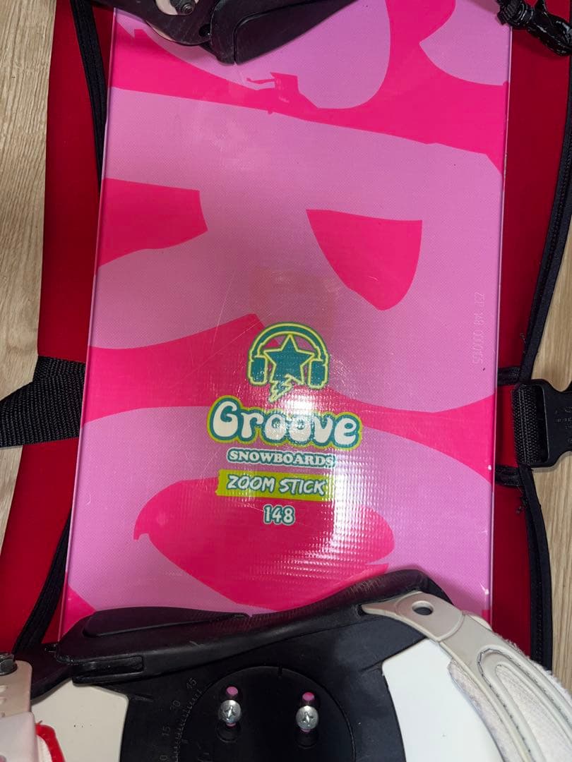 4点セット スノーボード Groove 148 レディース　スノボ