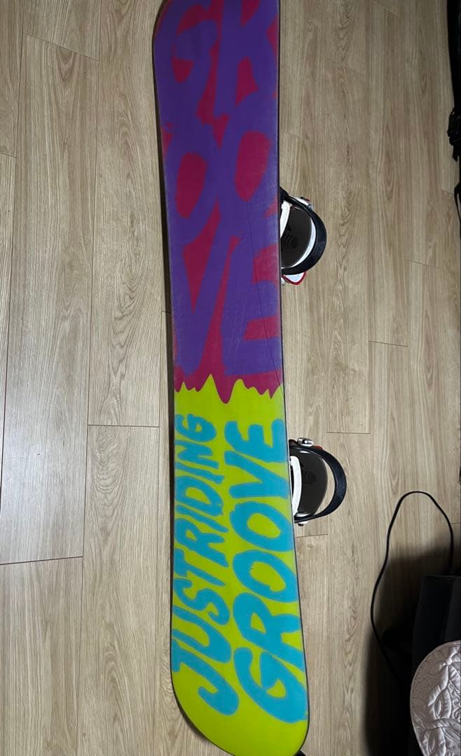 4点セット スノーボード Groove 148 レディース　スノボ