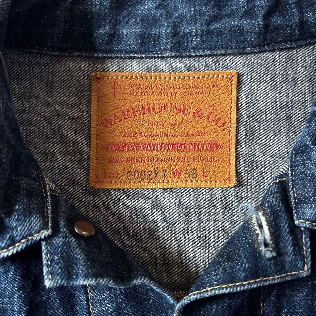 Warehouse デニムジャケット 2002XX サイズ38 2ndモデル