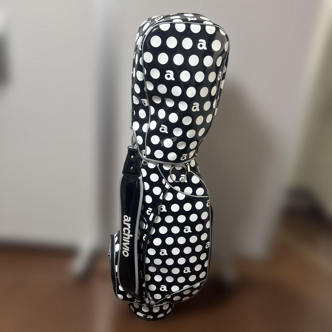 archivio ドット柄 キャディバッグ