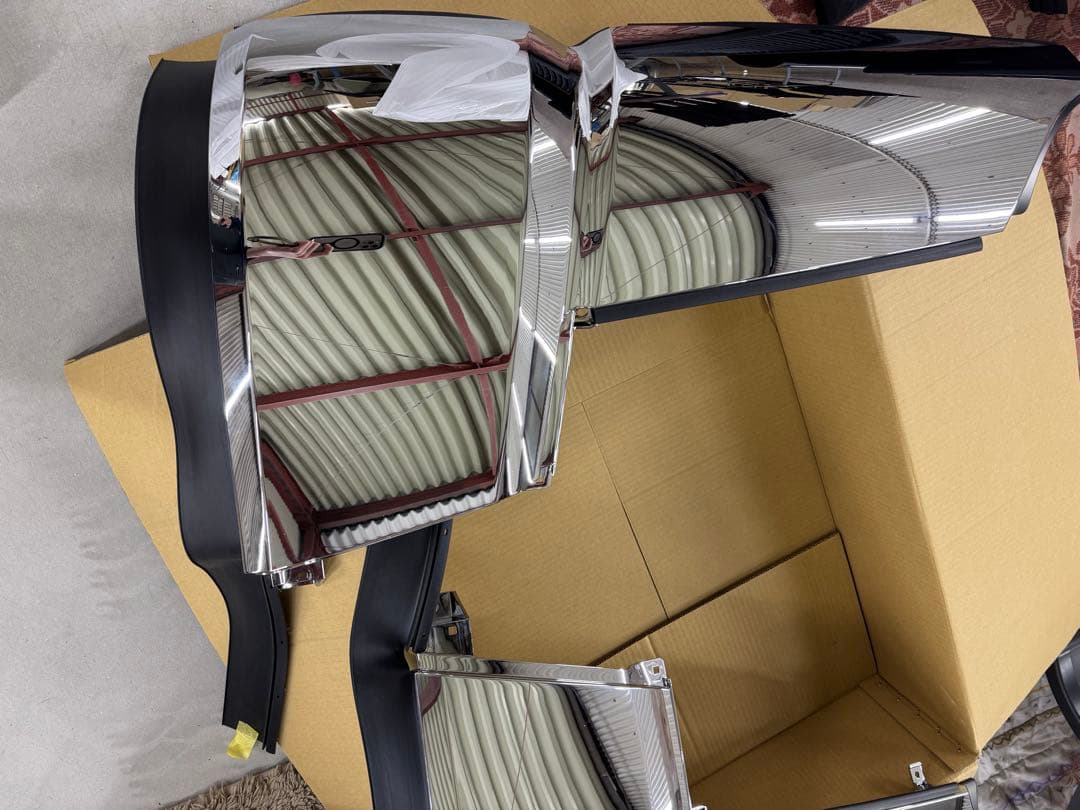 ふそう17スーパーグレート　純正コーナーメッキ