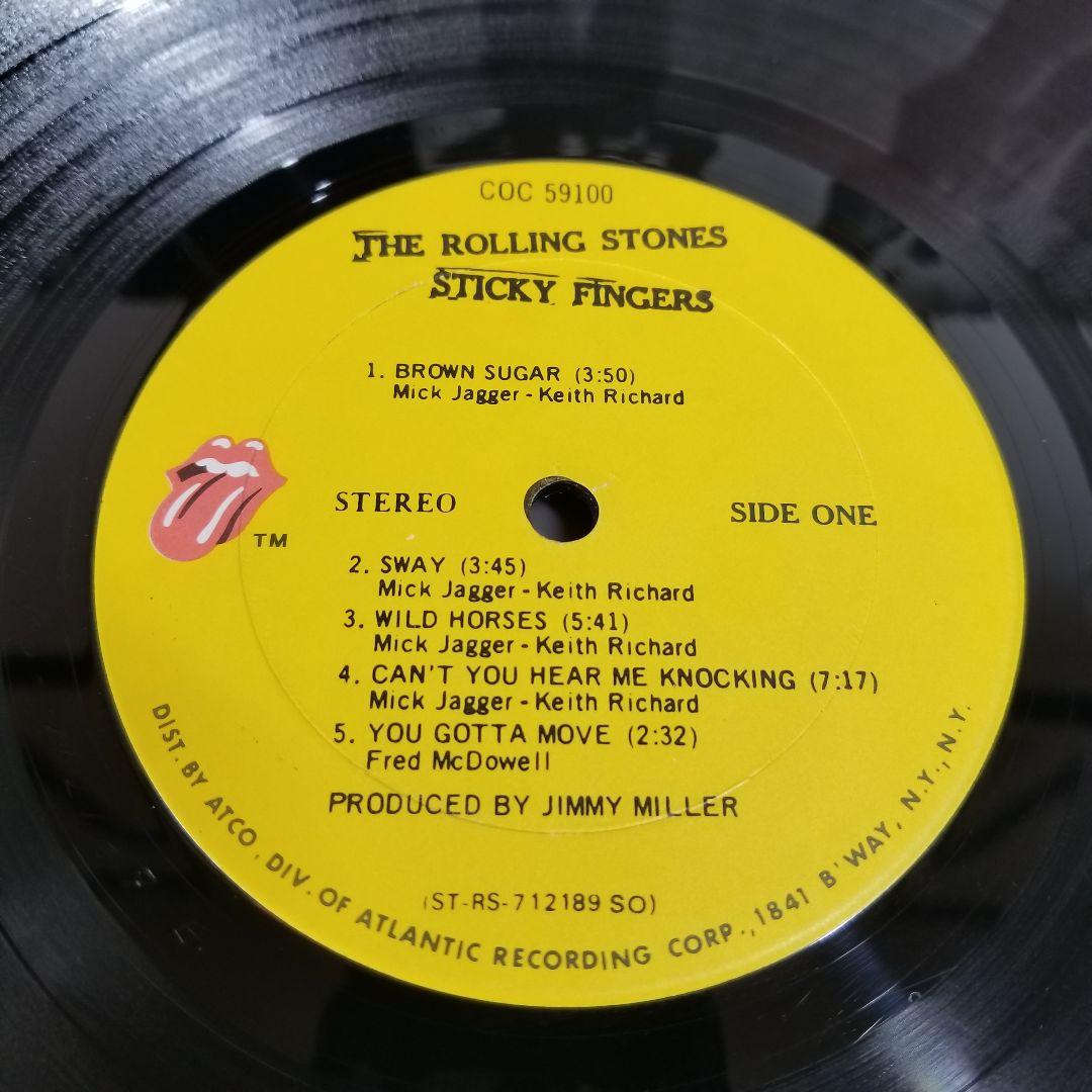 【US盤】 ローリングストーンズ　スティッキー・フィンガーズ