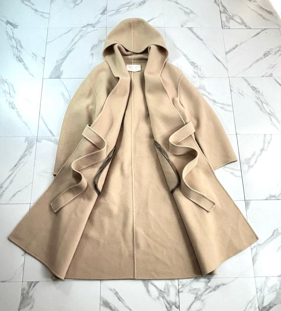 美品✨ 定価7万 ボールジィ シャムリバー フーデッドコート ガウンコート
