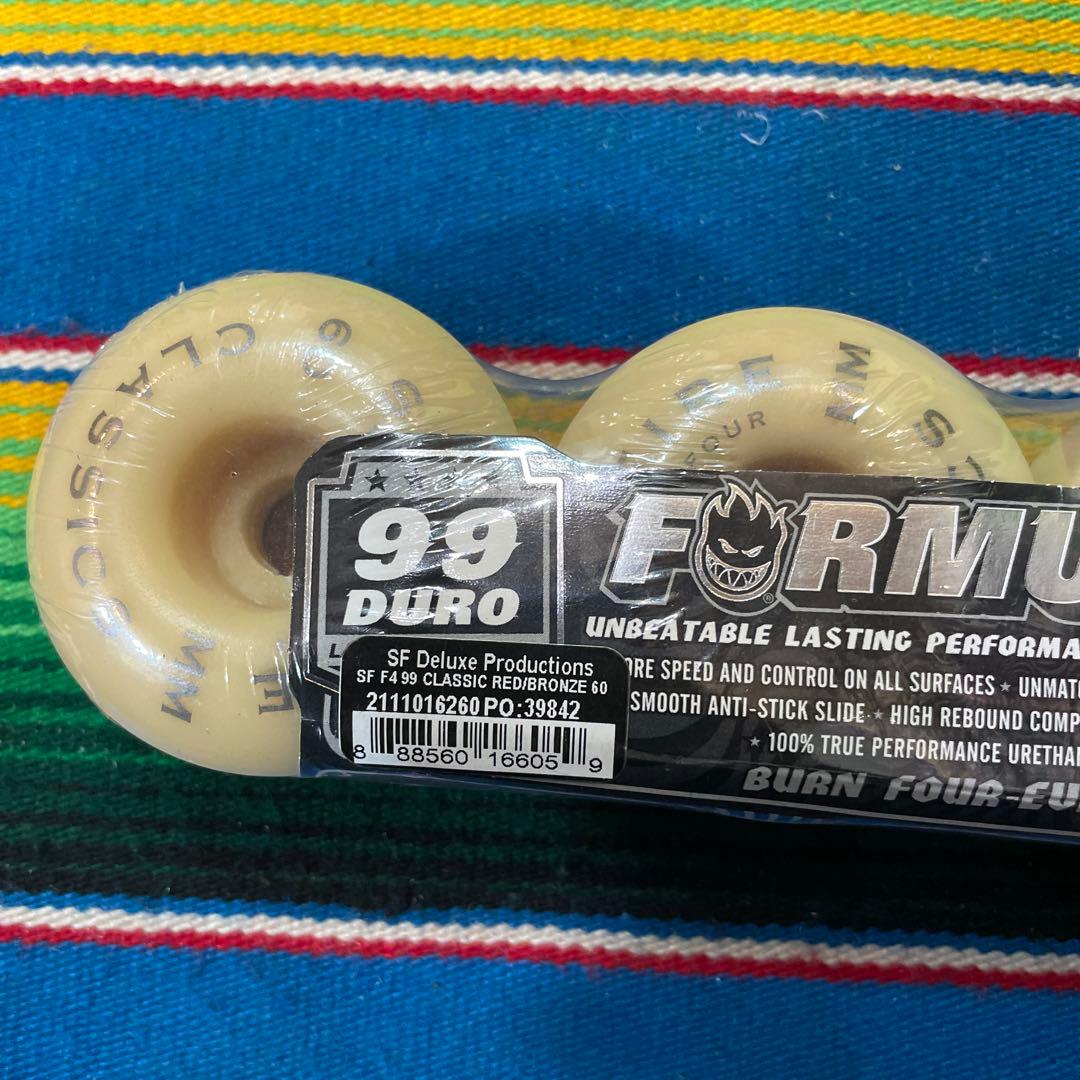 スケートボード Spitfire Formula Four Classic 99A 60mm