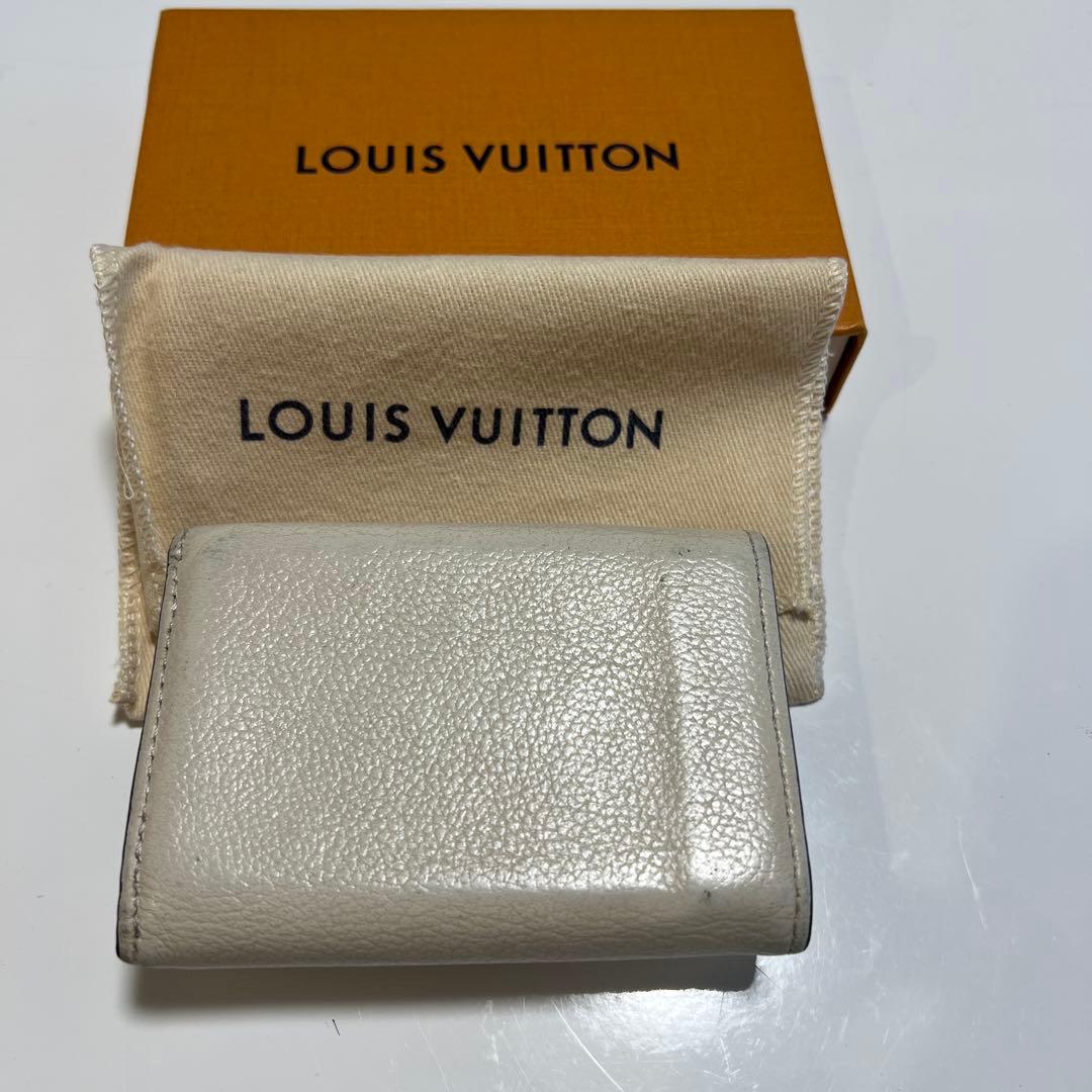 LOUIS VUITTON 三つ折り財布 ホワイト/ピンク