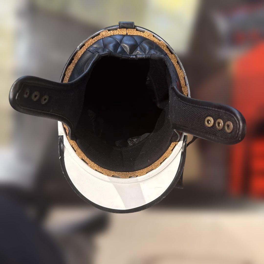 Kawasaki 半帽ヘルメット ピンク・黒