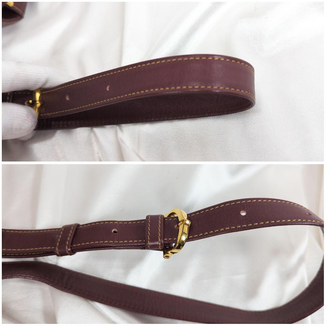 【極美品】 カルティエ マストライン メッセンジャーバッグ ２層タイプ 保存袋付