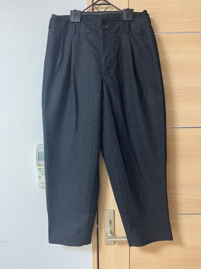 コムデギャルソンシャツ　ウールテーパドパンツ20AW