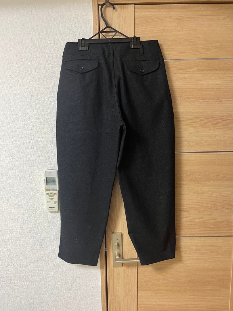 コムデギャルソンシャツ　ウールテーパドパンツ20AW