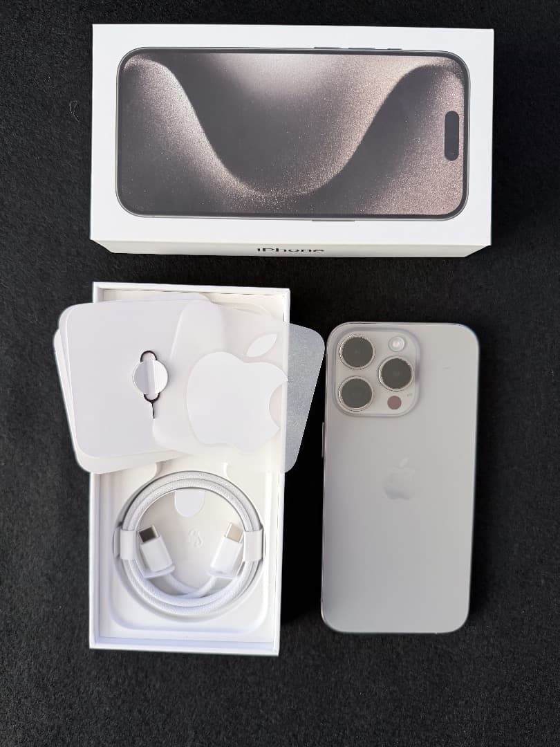 iPhone 15 Pro 256GB ナチュラルチタニウム SIMフリー89%