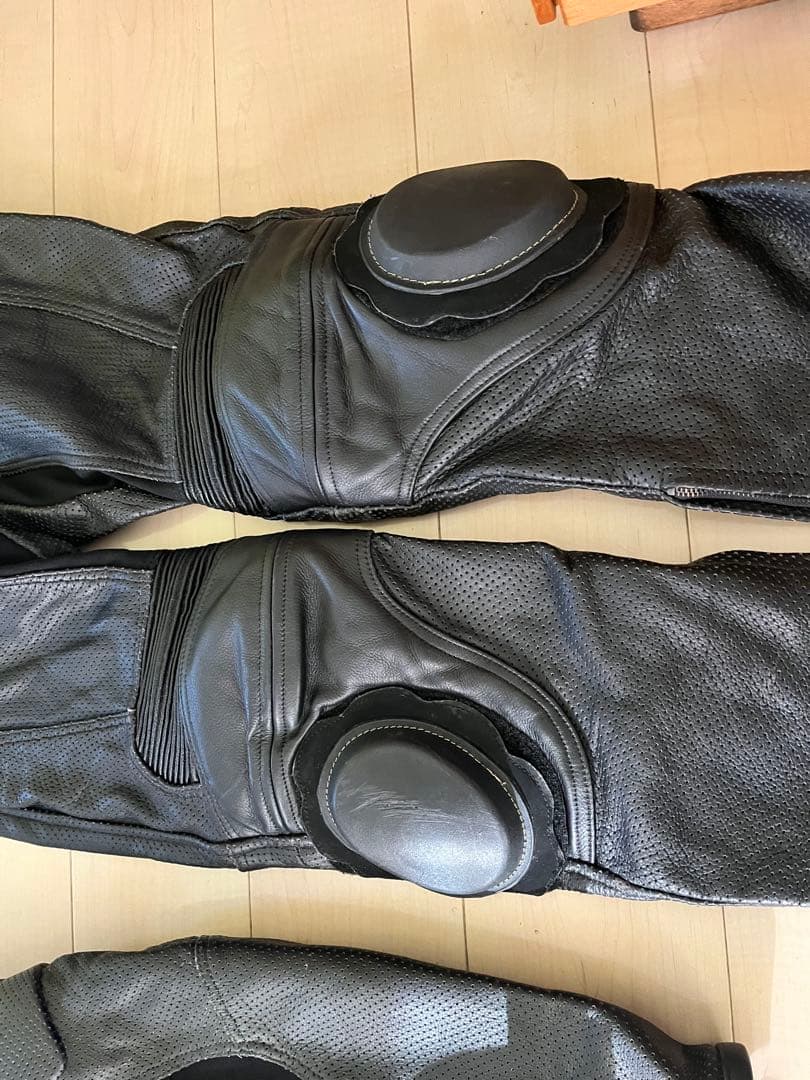Clooney クルーニーレザージャケットxLとレザーパンツセット 36