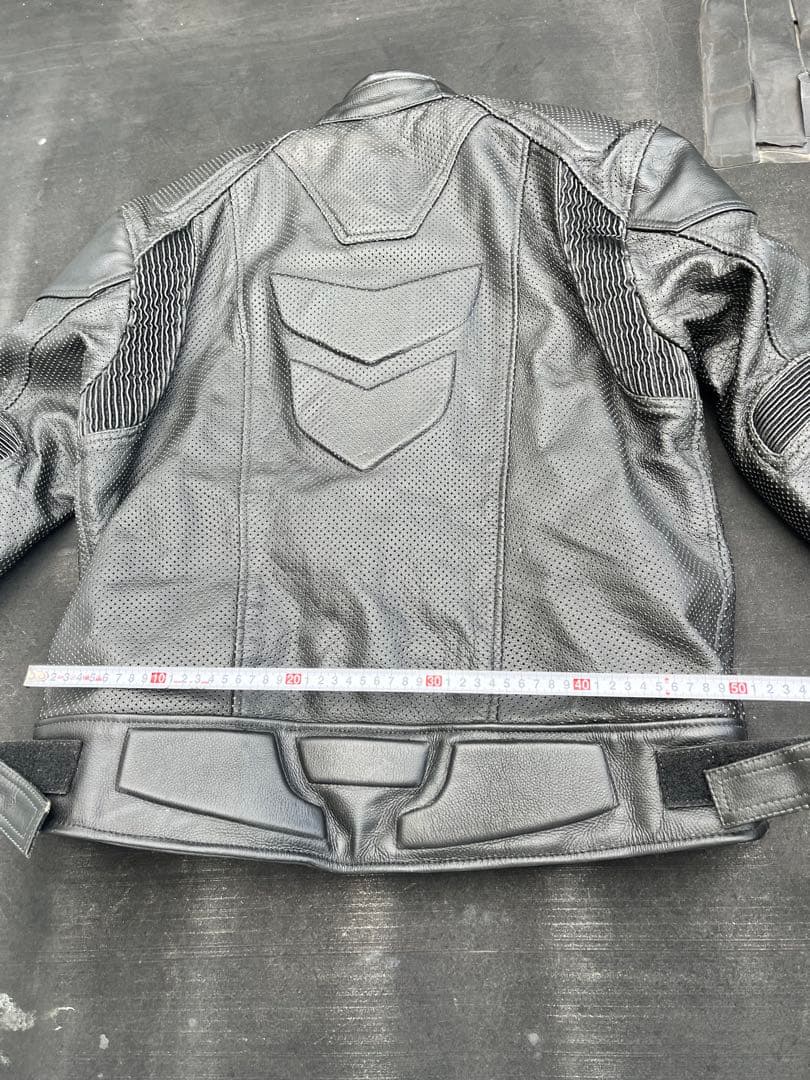 Clooney クルーニーレザージャケットxLとレザーパンツセット 36