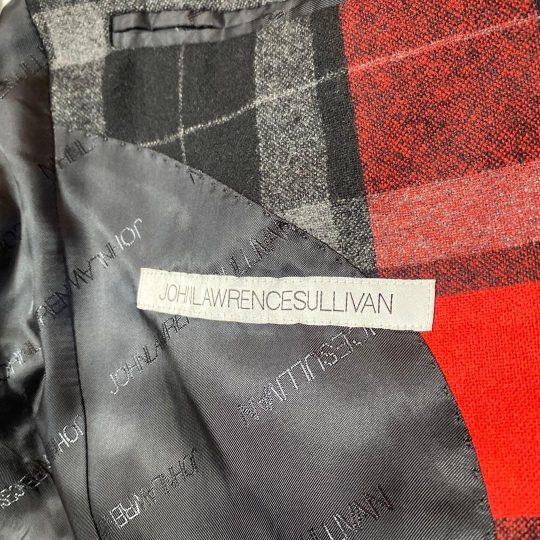 【美品】ジョンローレンスサリバン テーラードジャケット　タータンチェック　36