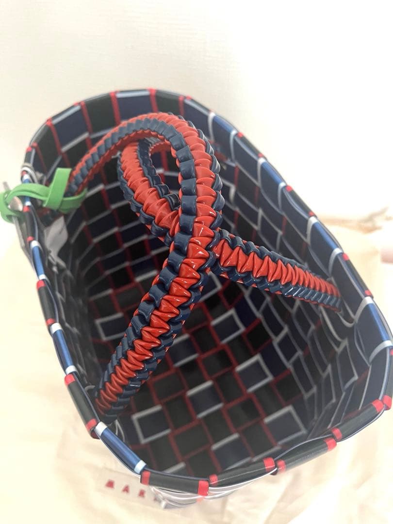 【未使用】MARNI マルニ マルニマーケット バスケット　カゴ バッグ
