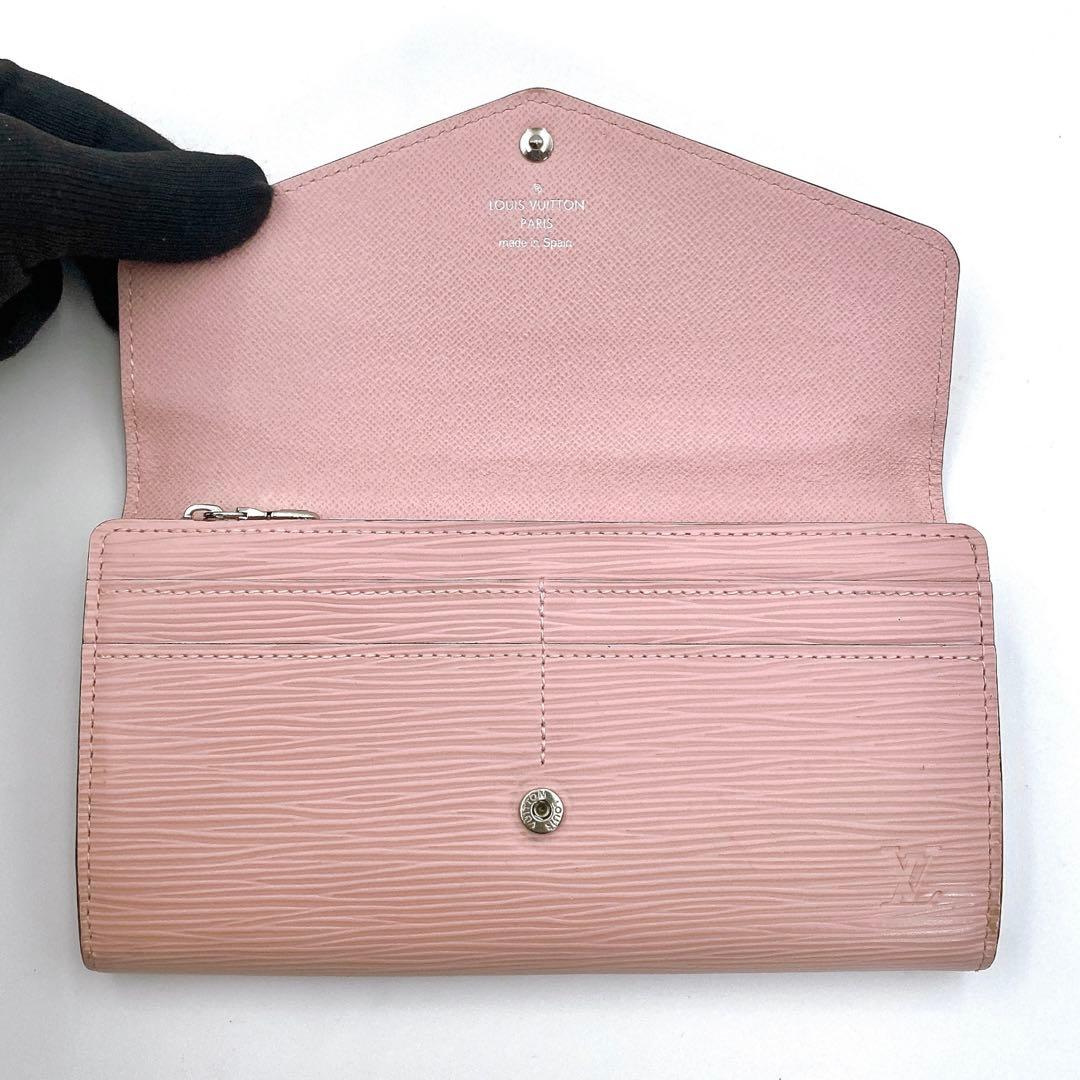 【箱付】ルイヴィトン エピ ポルトフォイユサラ 長財布 ローズバレリーヌ ピンク