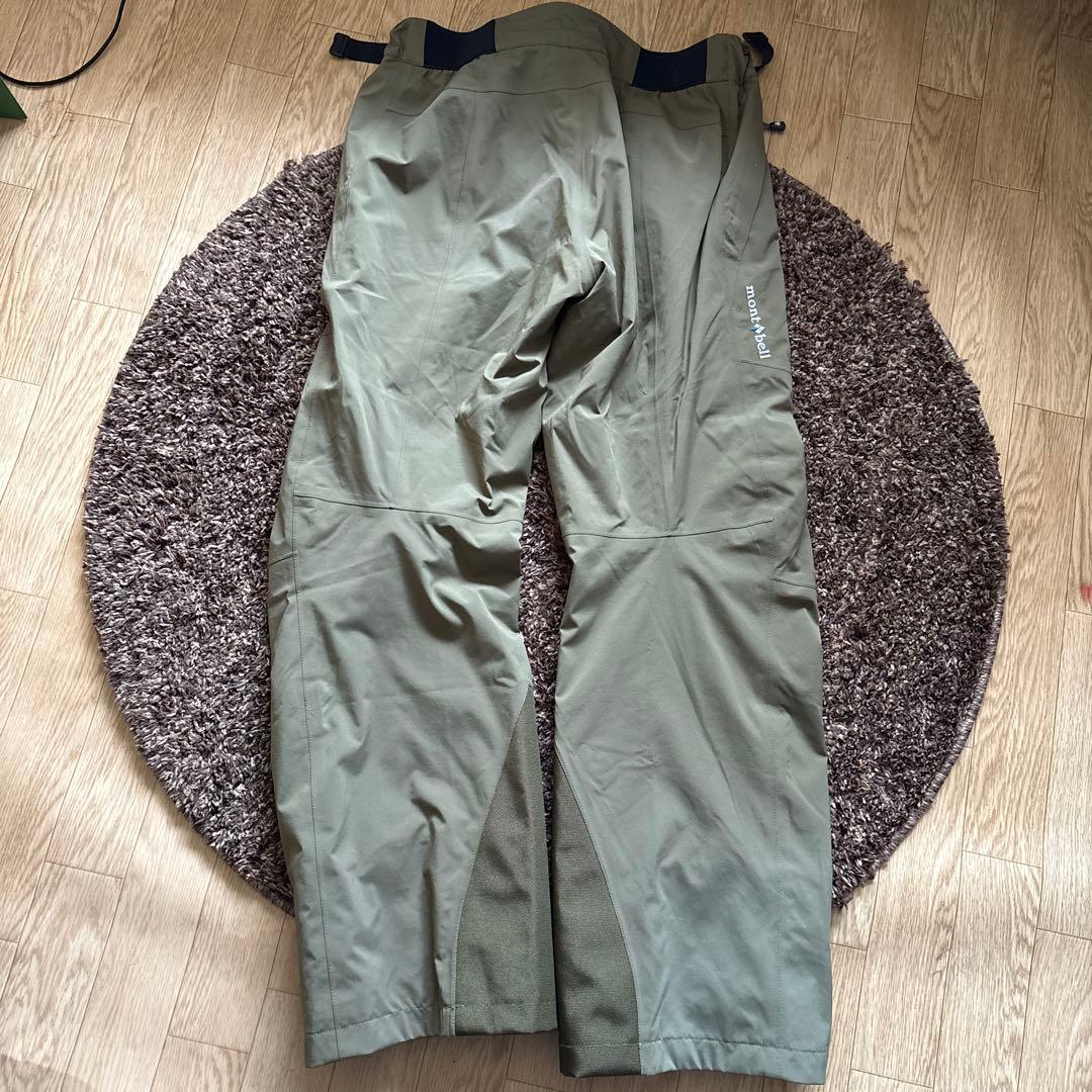 モンベル　スノーウェア　メンズM カーキ