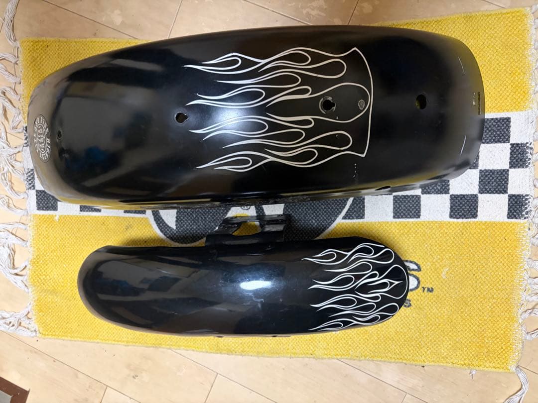 ハーレースポーツスターXL883N ショート加工 純正フェンダー前後セット