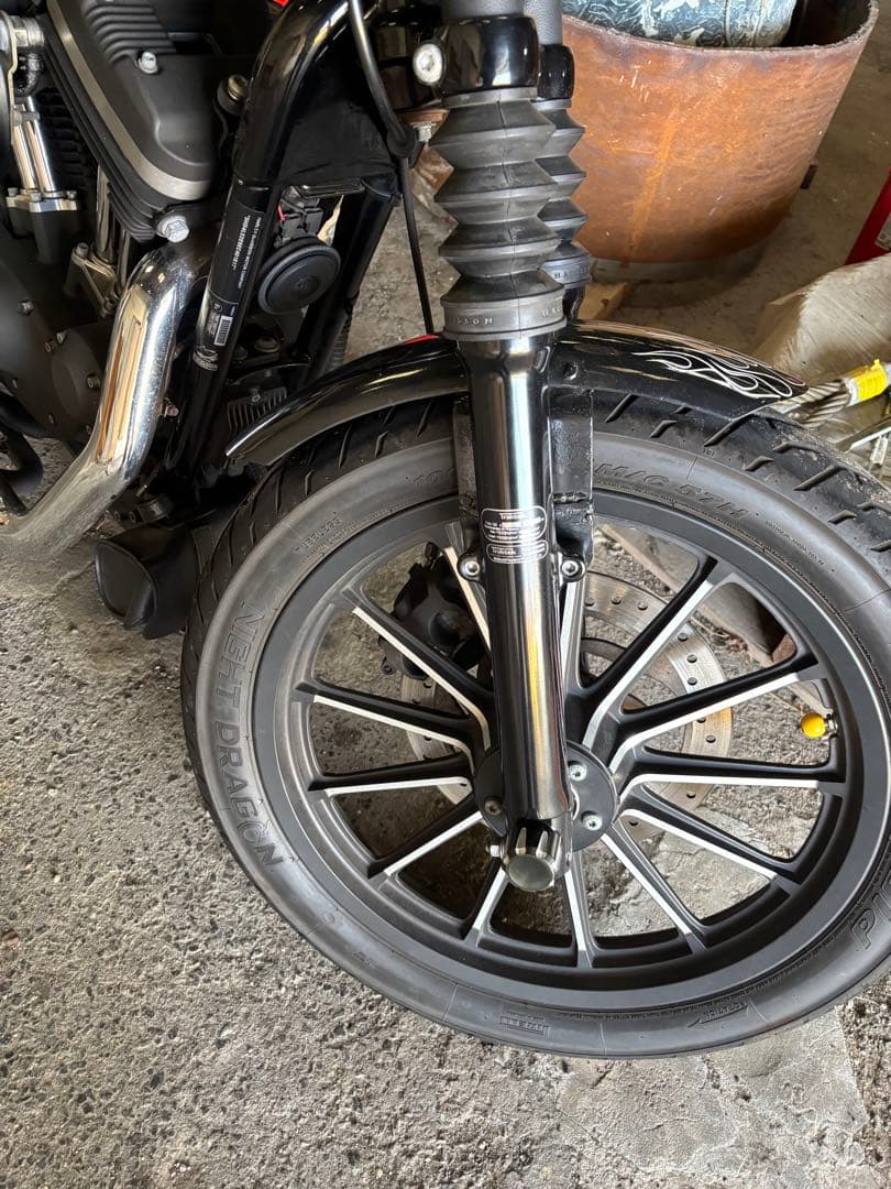 ハーレースポーツスターXL883N ショート加工 純正フェンダー前後セット