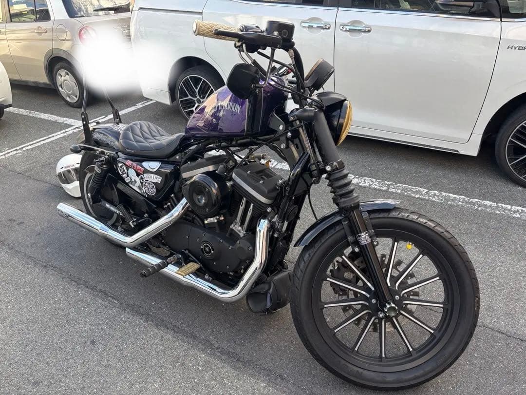 ハーレースポーツスターXL883N ショート加工 純正フェンダー前後セット