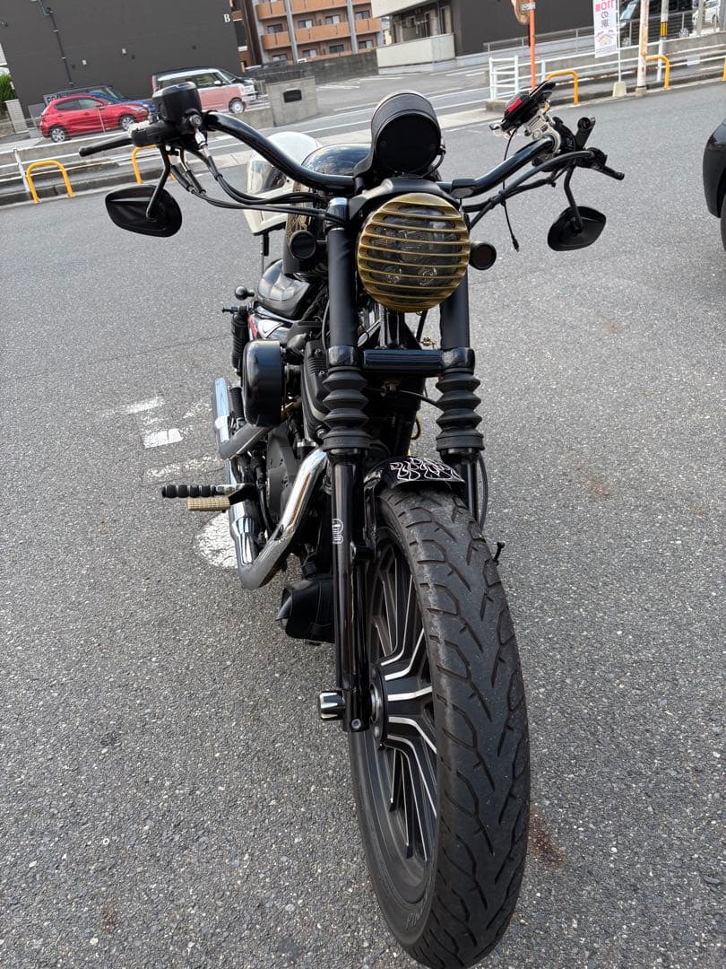 ハーレースポーツスターXL883N ショート加工 純正フェンダー前後セット