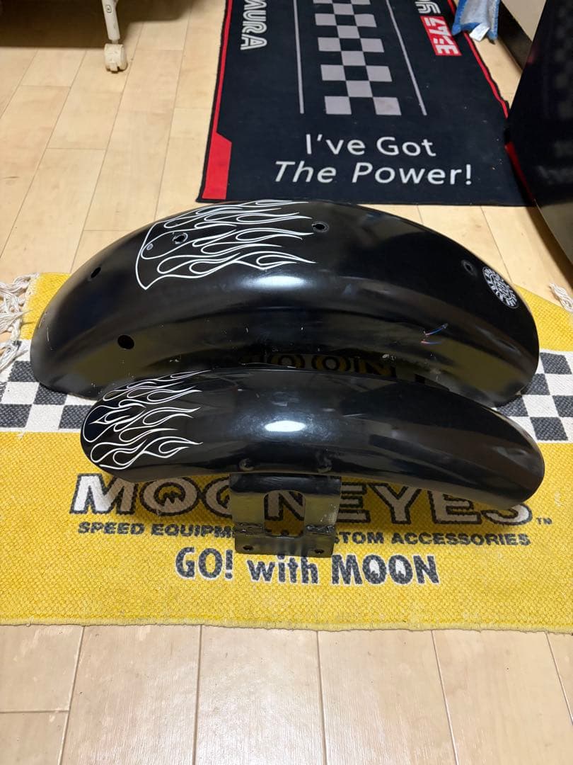 ハーレースポーツスターXL883N ショート加工 純正フェンダー前後セット