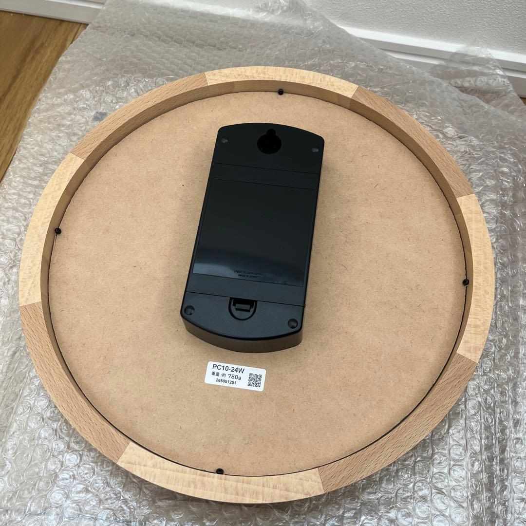 【新品未使用】レムノス Lemnos 電波時計 ナチュラル PC10-24W