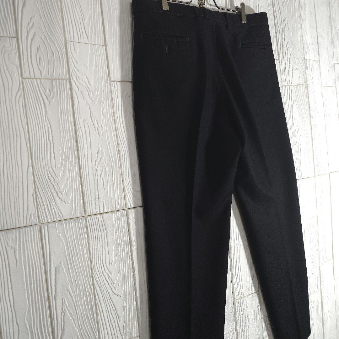 人気 リーバイス アクションスラックス W36 ブラック センタープレス 古着