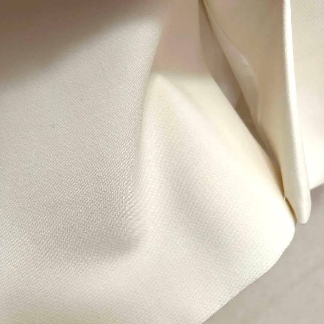 PLST ウォームリザーブ　ノーカラージャケット ホワイト　S