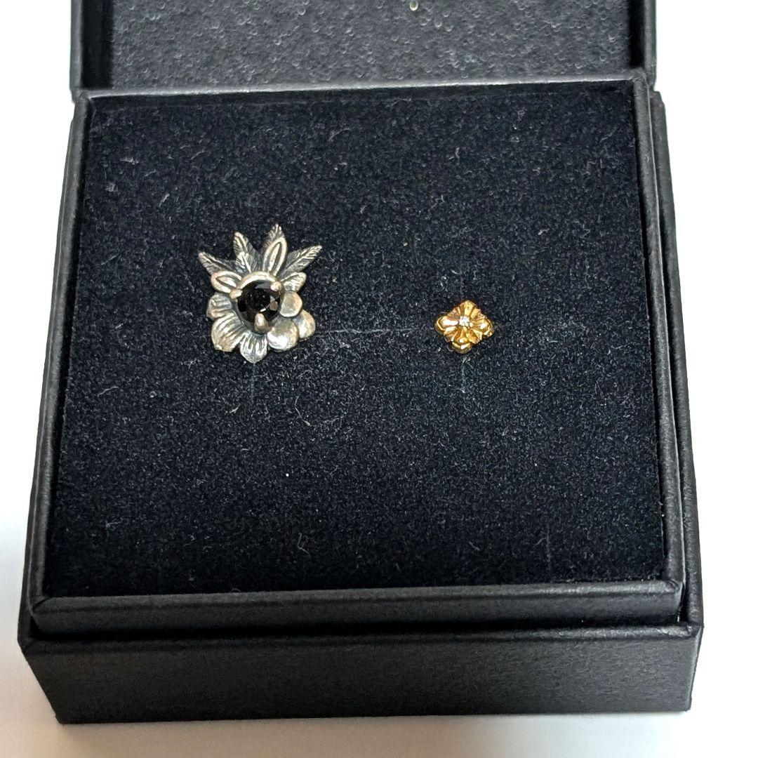 証明書あり ブラッディマリー ピアス 2点 保証書 箱付き 18金 ダイヤ入り