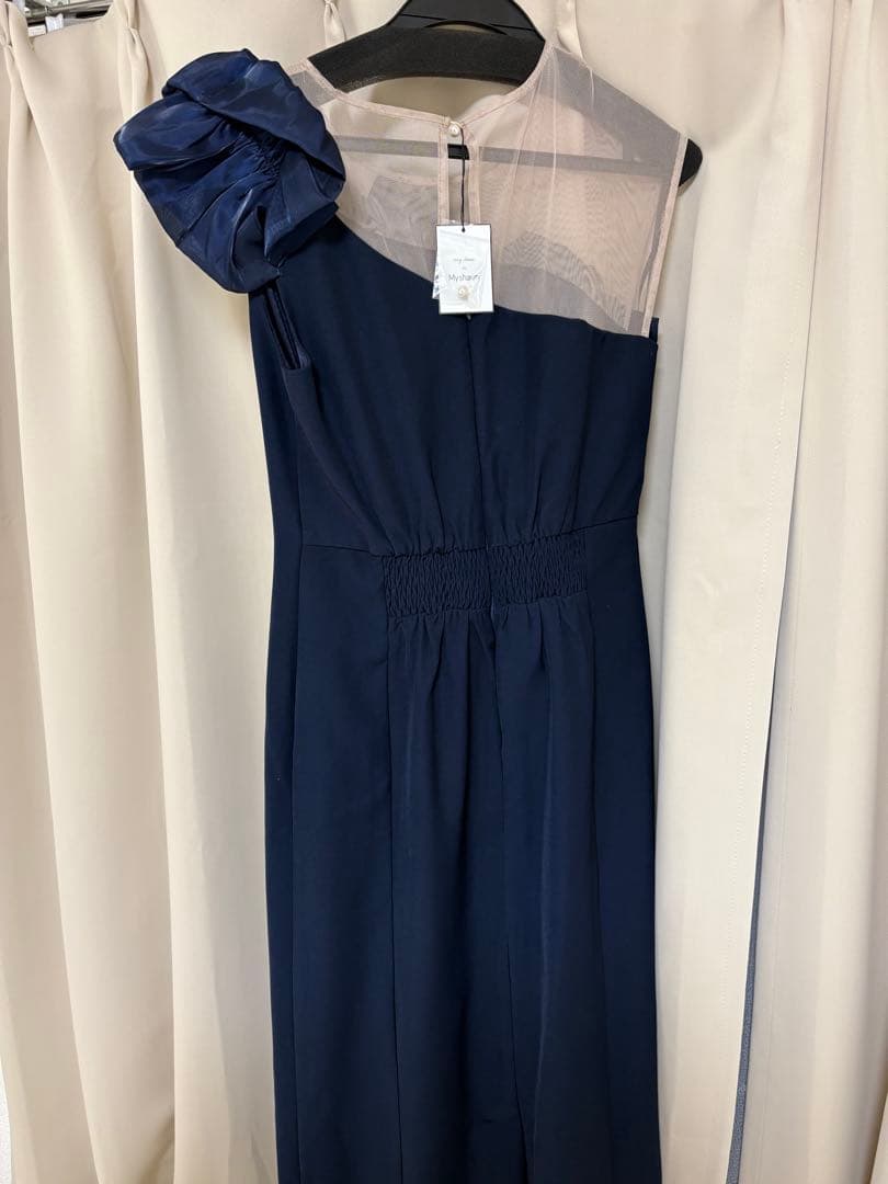 【My shawly】SHINY FRILL DRESS