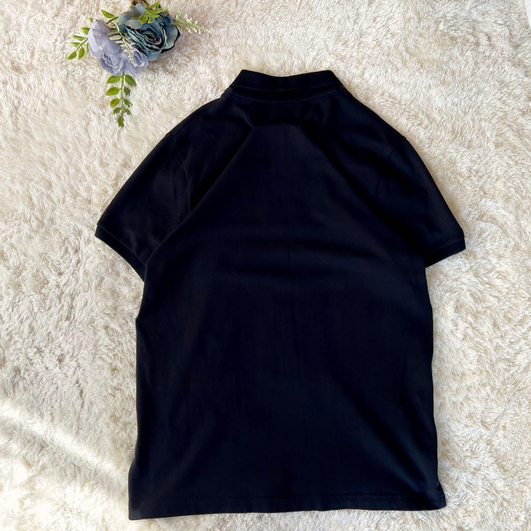 正規品保証☆ MONCLER モンクレール トリコロール ポロシャツ ブラック