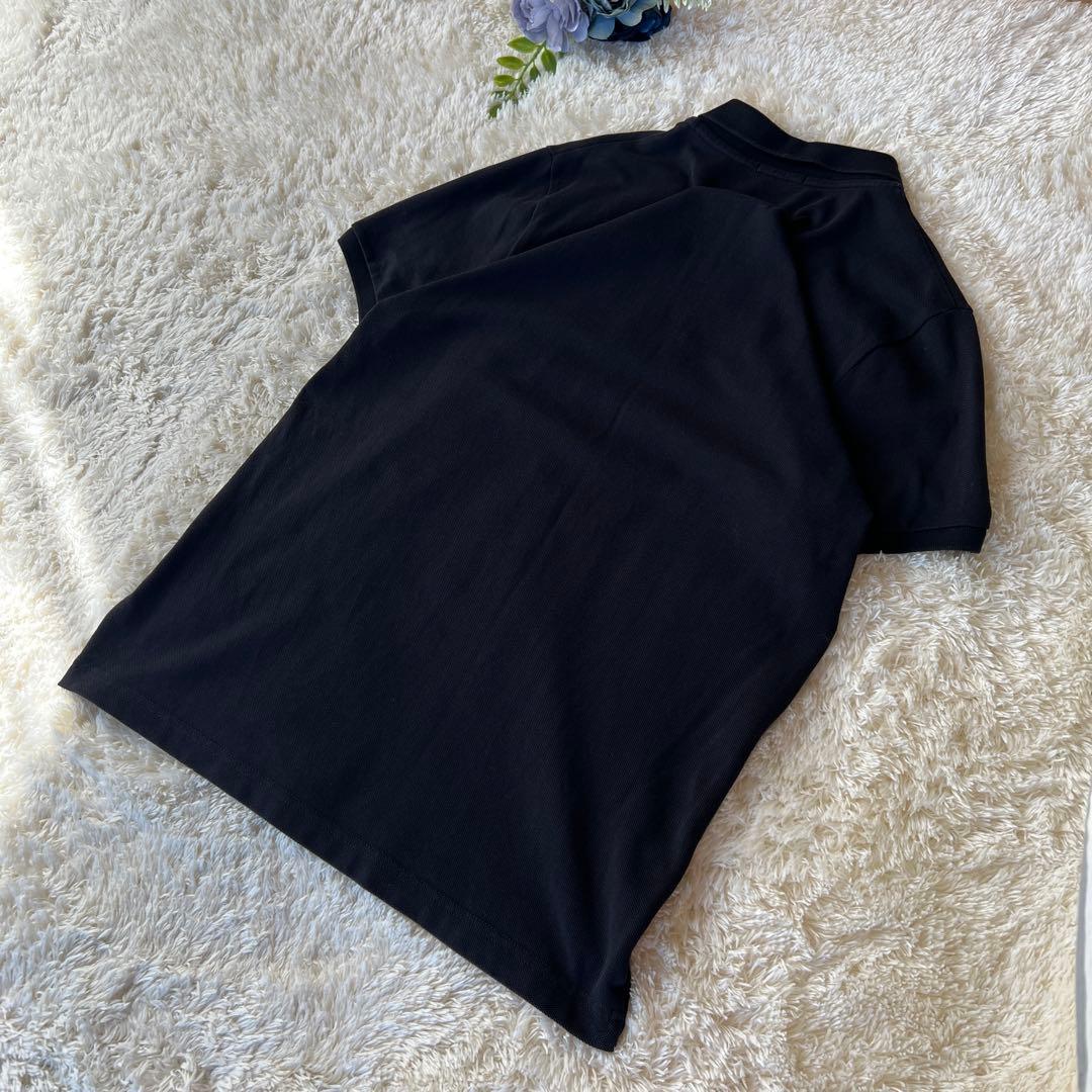 正規品保証☆ MONCLER モンクレール トリコロール ポロシャツ ブラック