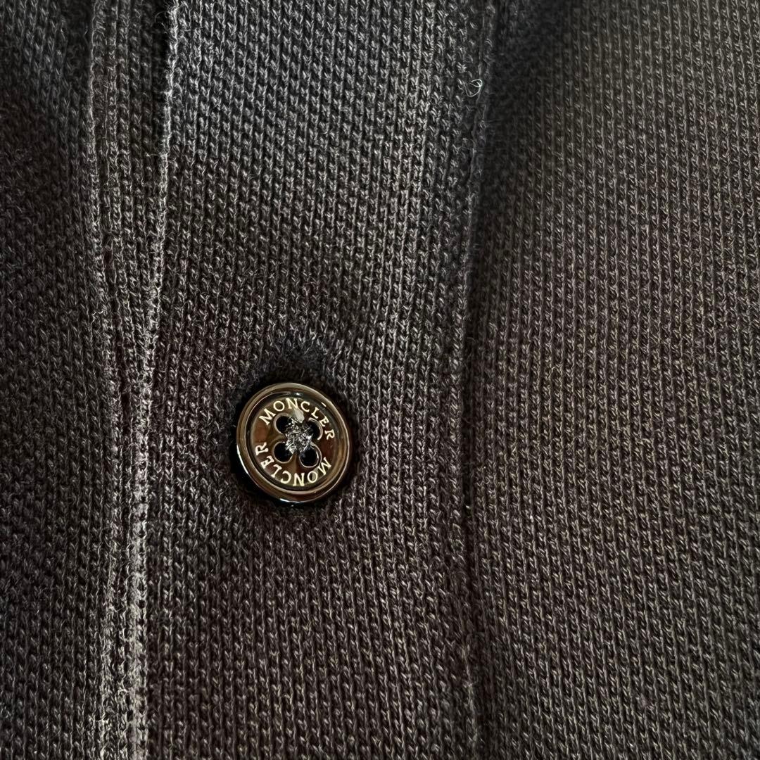 正規品保証☆ MONCLER モンクレール トリコロール ポロシャツ ブラック