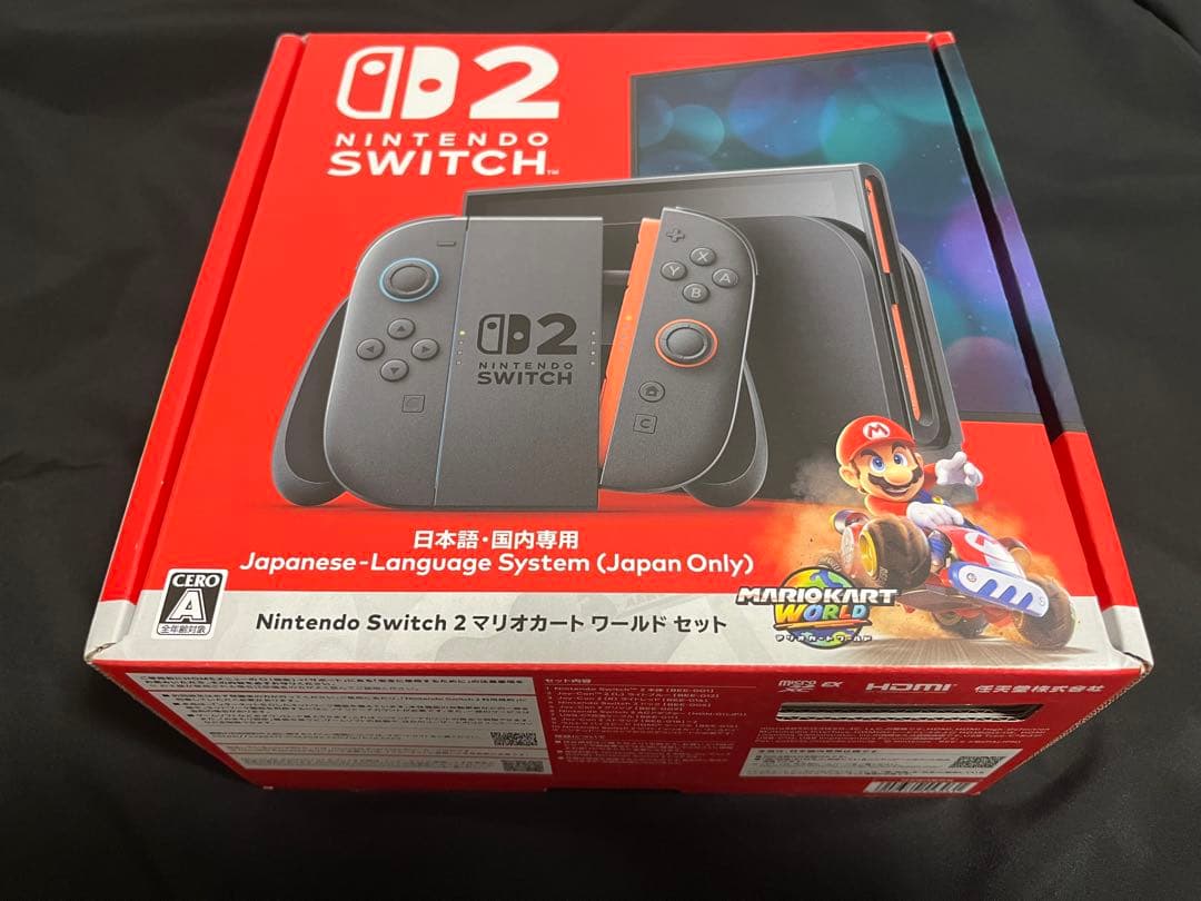 新品未開封 Nintendo Switch2 日本語版マリオカートワールドセット