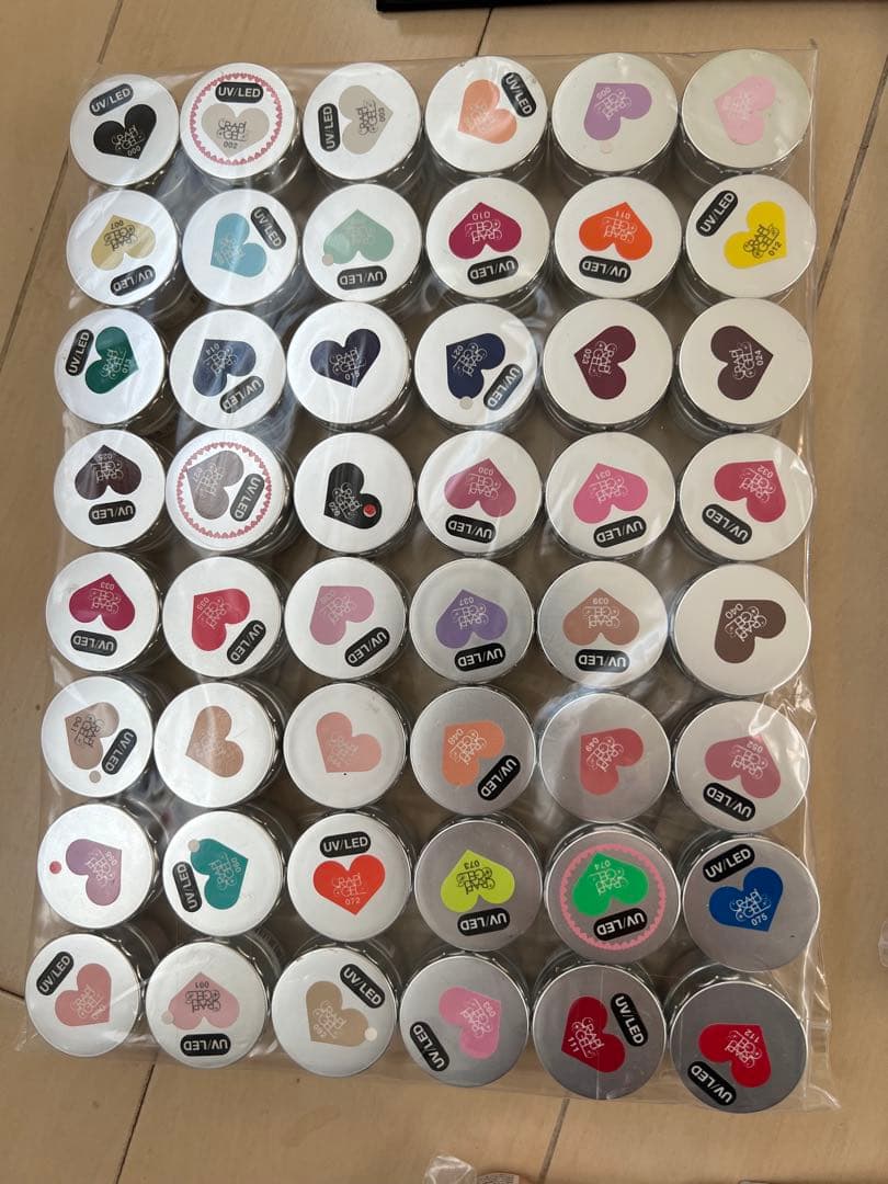 UV/LED対応ジェルネイルカラーセット