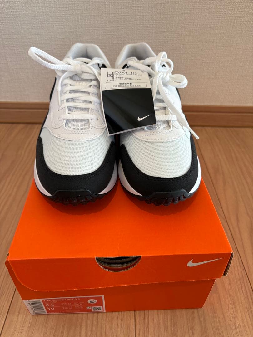 シューズ(男性用) NIKE Air Max 1 Golf \"Panda\"G DV1403-110