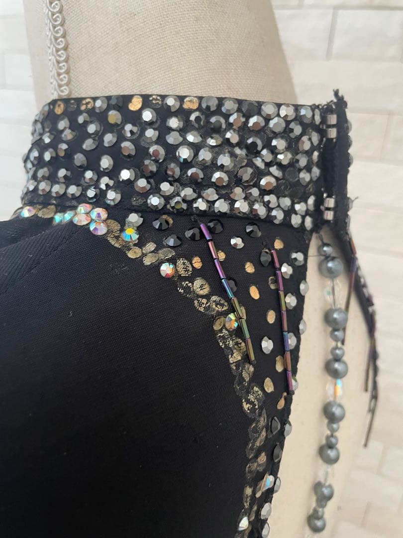 社交ダンス ⭐️ラテンドレス 黒