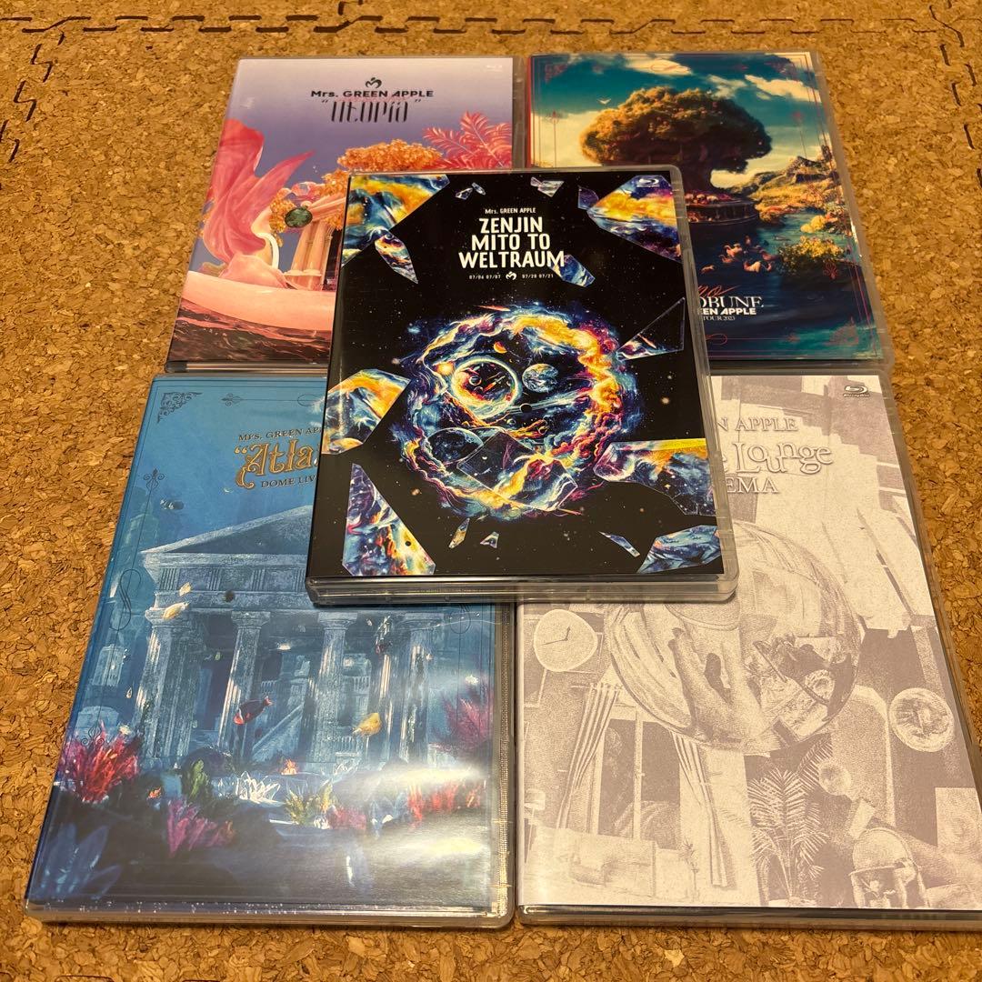 Mrs. GREEN APPLE /通常盤Blu-Ray5作品