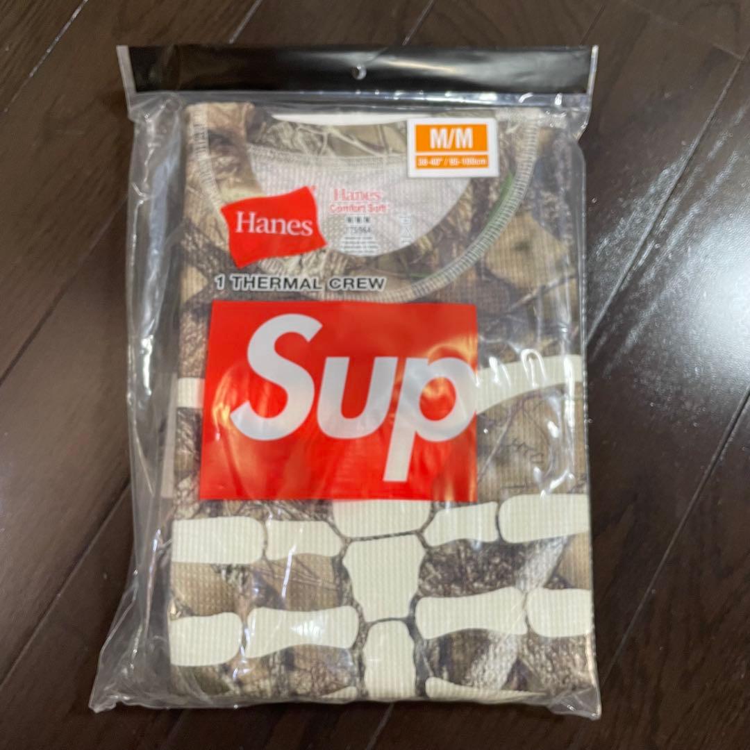 新品未開封　Supreme x Hanes Bones Camo M