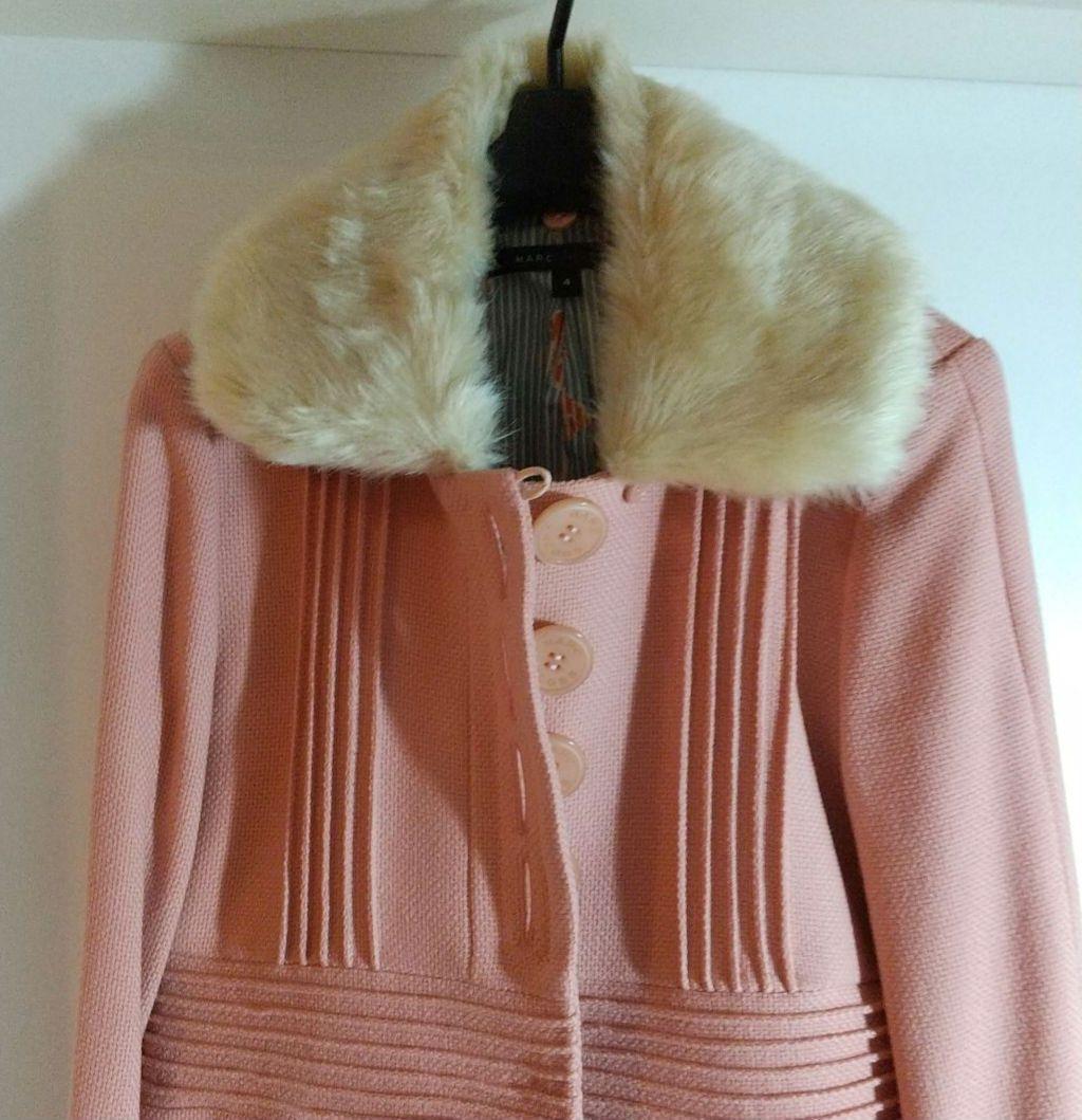 新品♡MARC JACOBS スタイリッシュコート WOOL100% ピンク４