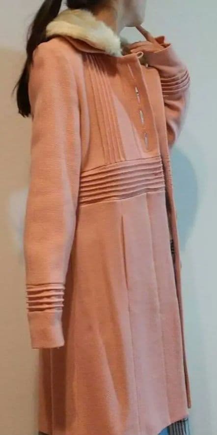 新品♡MARC JACOBS スタイリッシュコート WOOL100% ピンク４