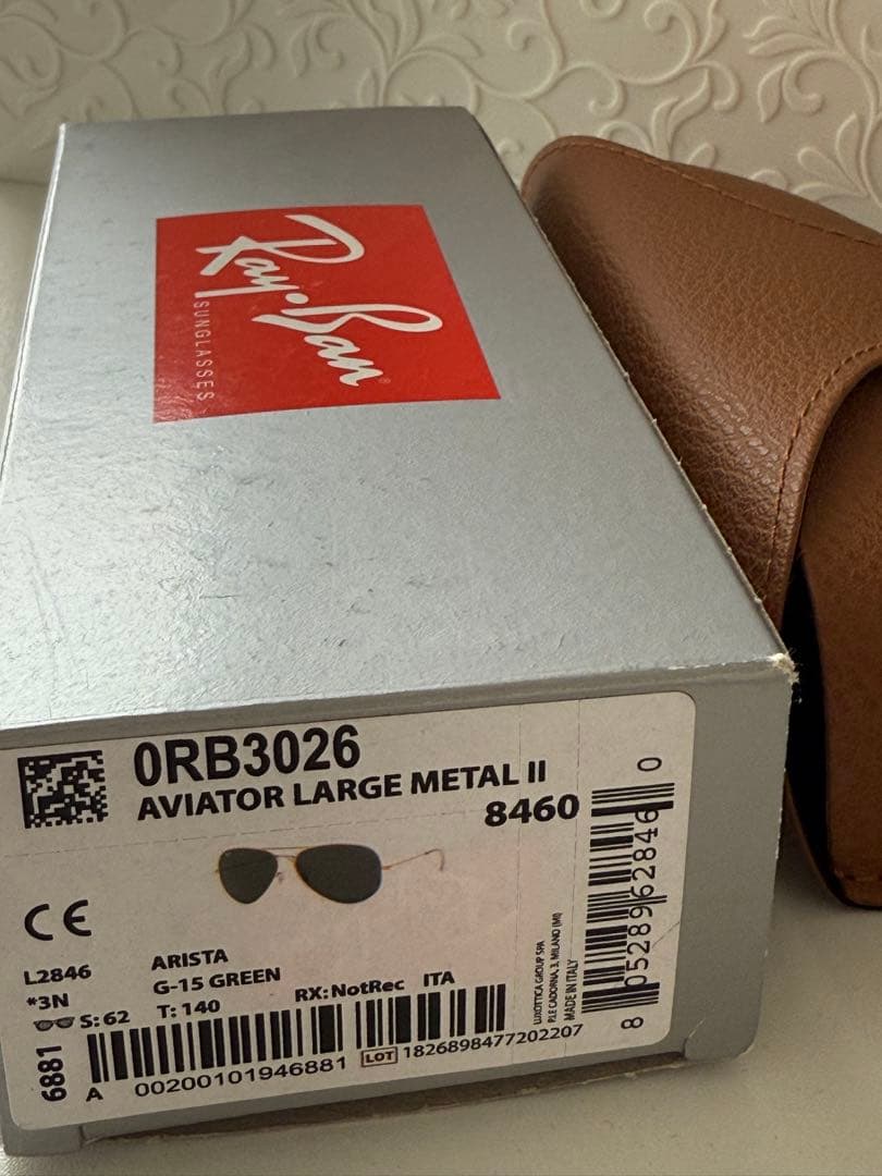 Ray-Ban アビエーター サングラス ゴールドフレーム メンス/レディース