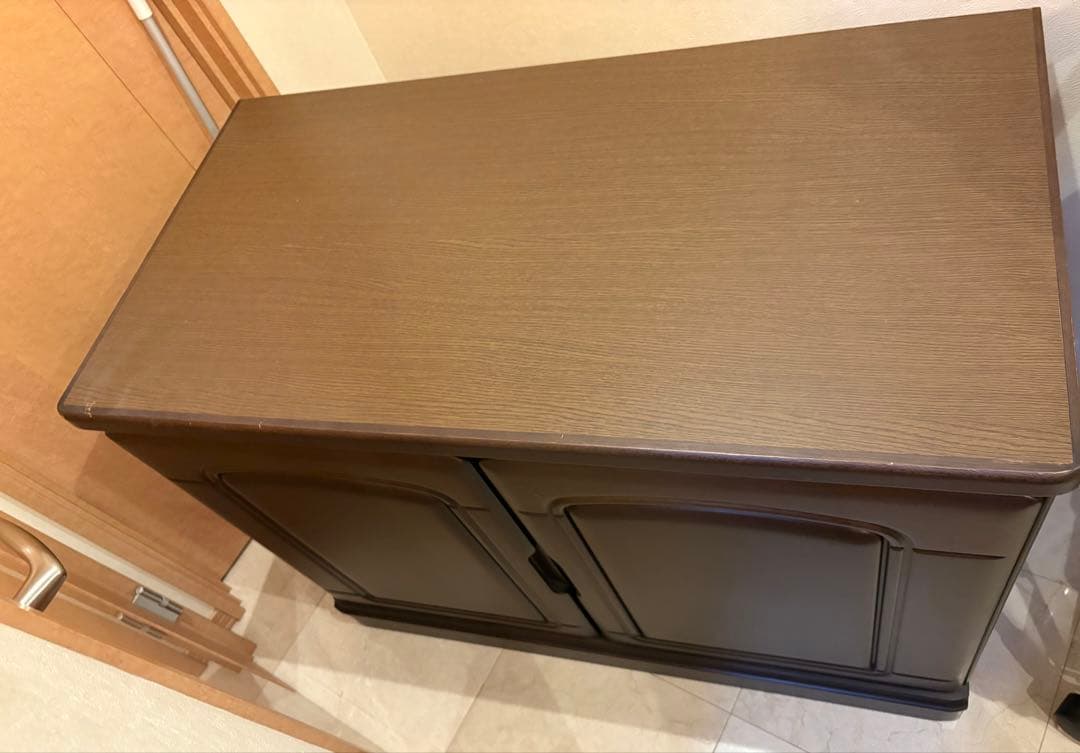 最終お値下げ…婚礼家具　着物タンスのみ（上の部分）送料8600円込みのお値段