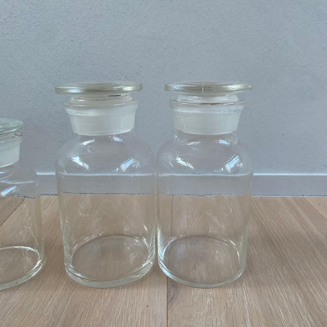 小泉硝子製作所 / 広口試薬瓶4つセット