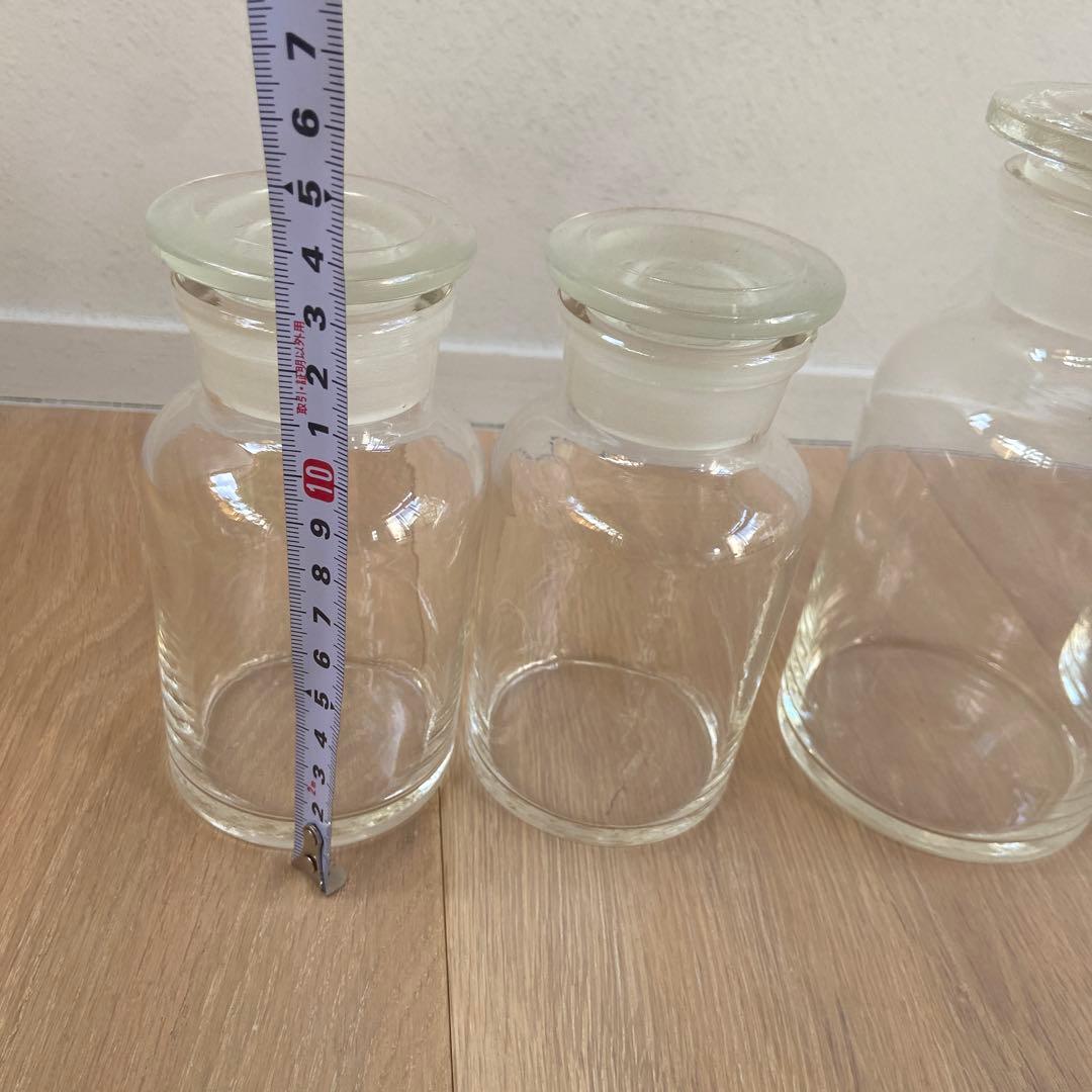 小泉硝子製作所 / 広口試薬瓶4つセット